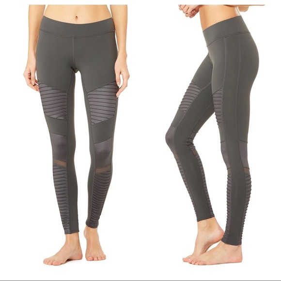 ALO Moto Legging - Anthracite - Picture 3 of 8